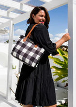Load image into Gallery viewer, Capri Gingham Tote
