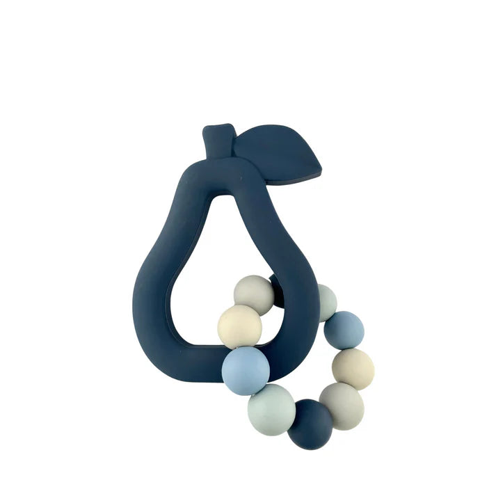 Navy Pear Teether