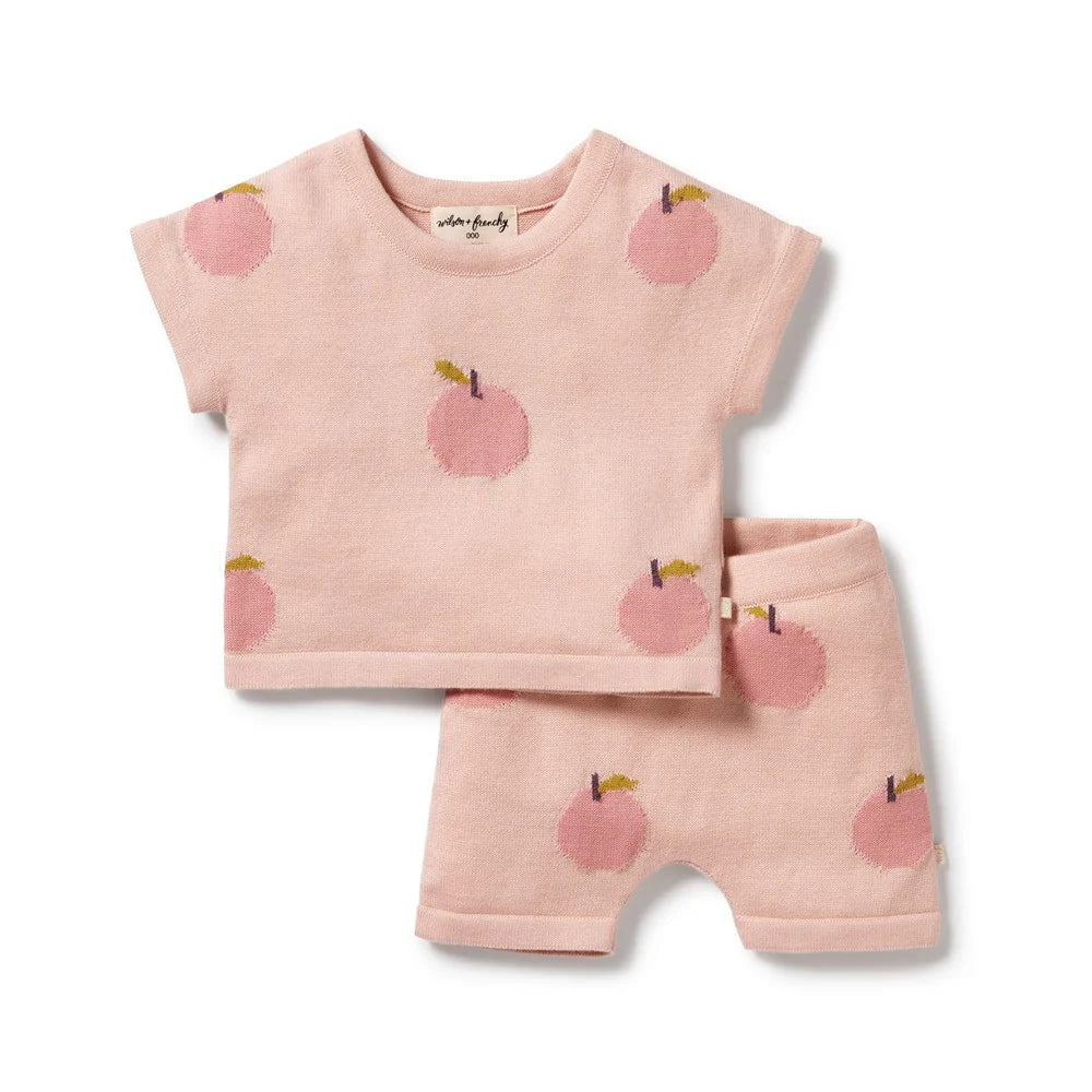 Peachy Knitwear Set