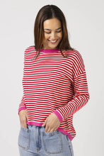 Load image into Gallery viewer, Stella and Gemma Street Jumper - Red/Pink
