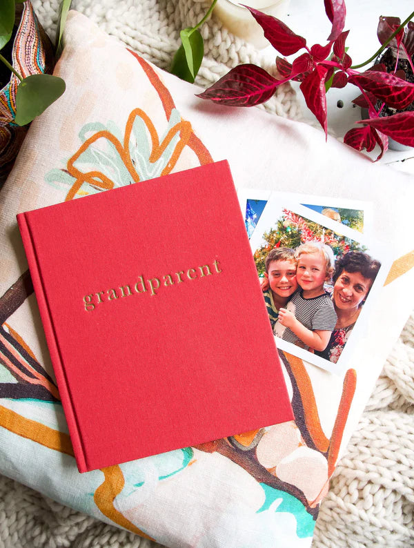 Grandparent Journal- Ruby Red